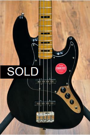 Squier Classic Vibe 70's Jazz Bass Black MN Squier Classic Vibe 70's Jazz Bass Black MN